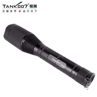 TANK007探客CI03大勻光伸縮調(diào)焦式手電投射、無干擾雜散光