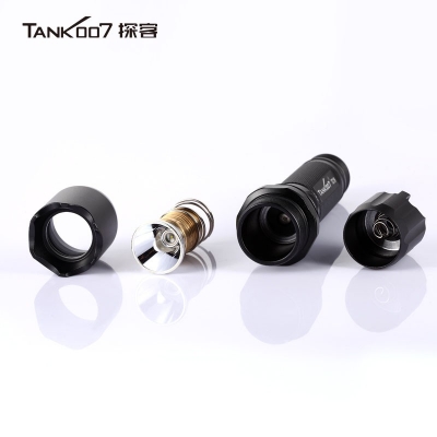 TANK007探客TC19標(biāo)準(zhǔn)巡邏安防手電正品超亮遠(yuǎn)射直充手電筒